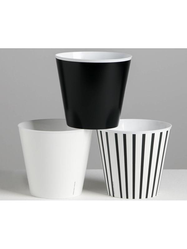 Набор кашпо 3 в 1 «Beautiful», тиснение, 0,8 л, 11 х 12 см