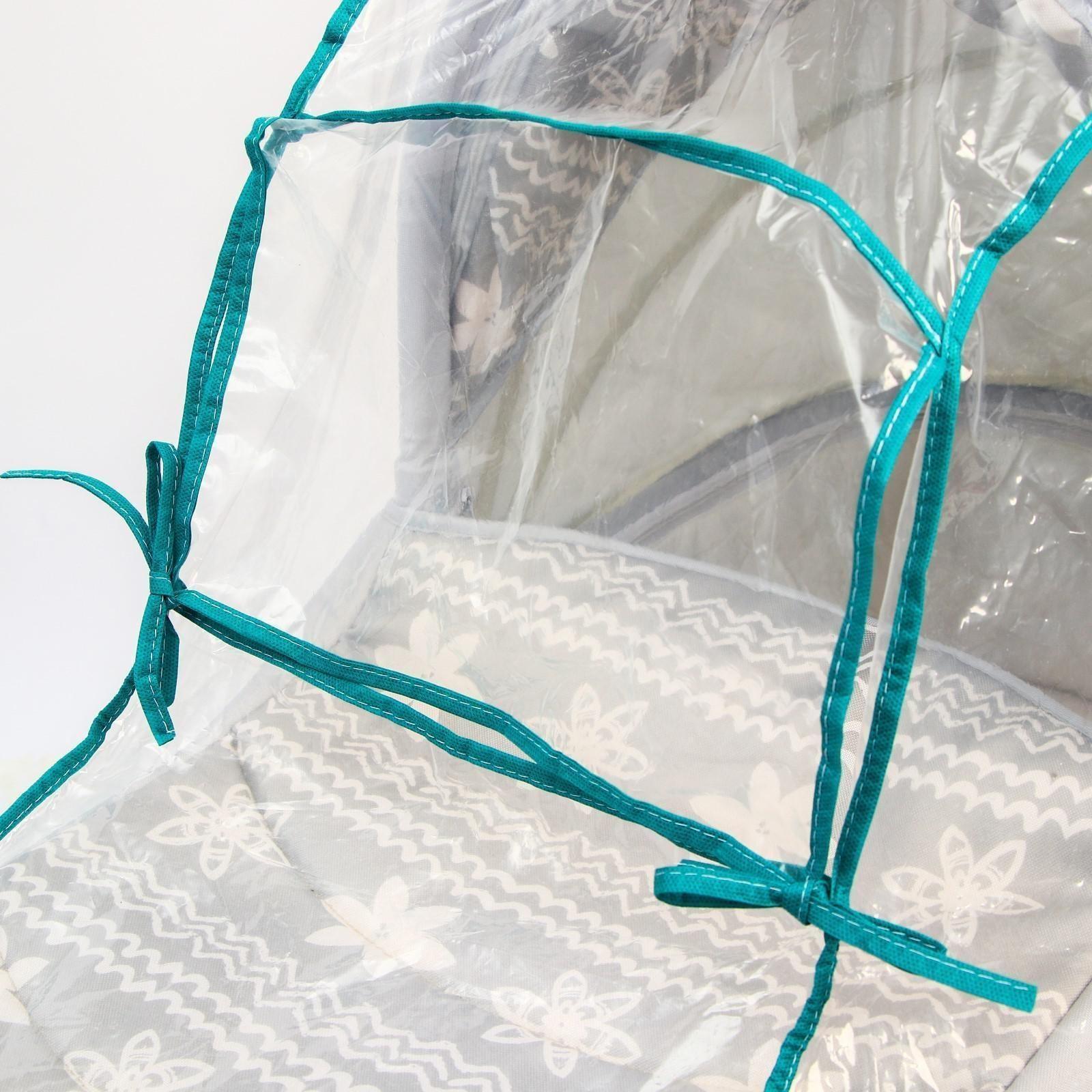 Дождевик на коляску люльку, ПВД кристалл