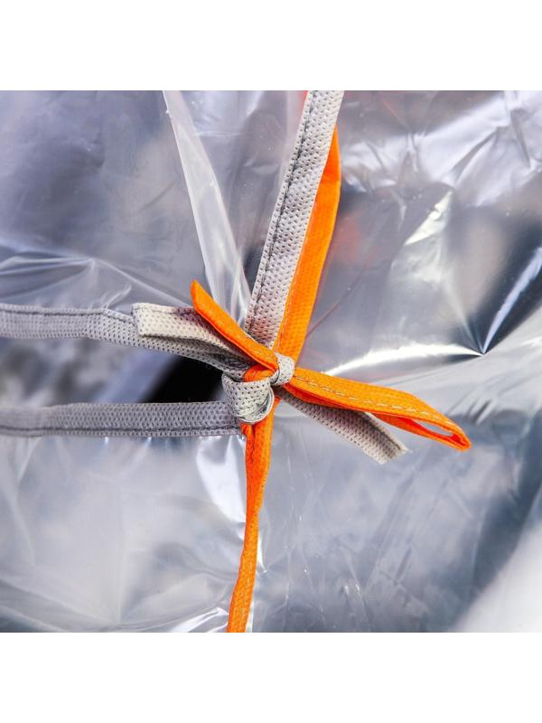 Дождевик на коляску люльку, ПВД кристалл