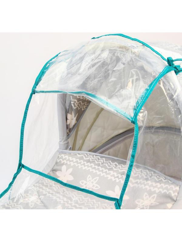 Дождевик на коляску люльку, ПВД кристалл