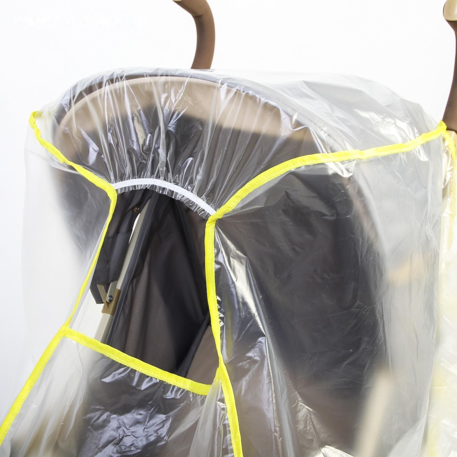 Универсальный дождевик для детской коляски, с окном