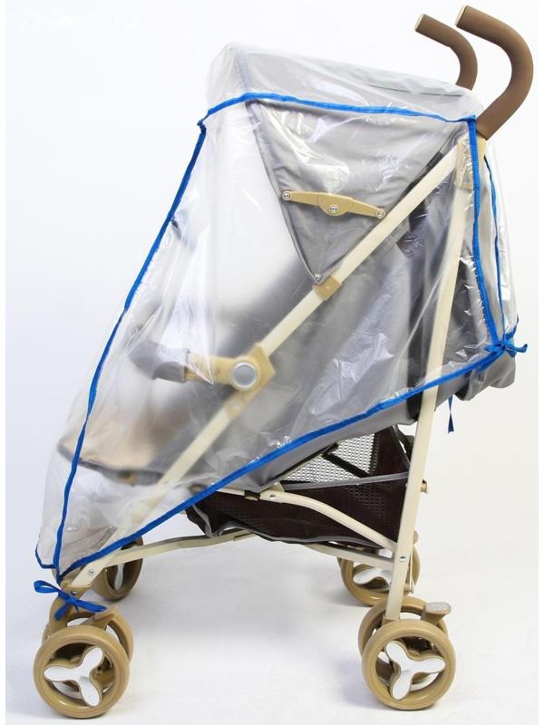 Универсальный дождевик для детской коляски, с окном