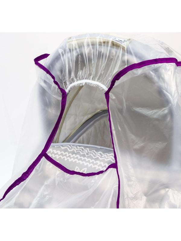 Универсальный дождевик для детской коляски, с окном