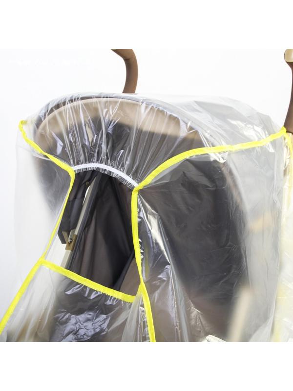 Универсальный дождевик для детской коляски, с окном