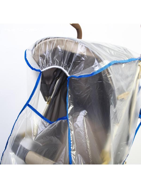 Универсальный дождевик для детской коляски, с окном