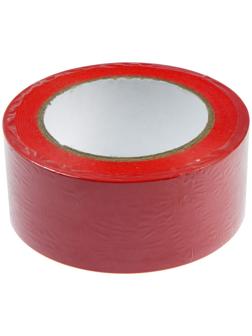 Лента разметочная ТУНДРА, клейкая, красная, 150 мкм, 48 мм х 33 м