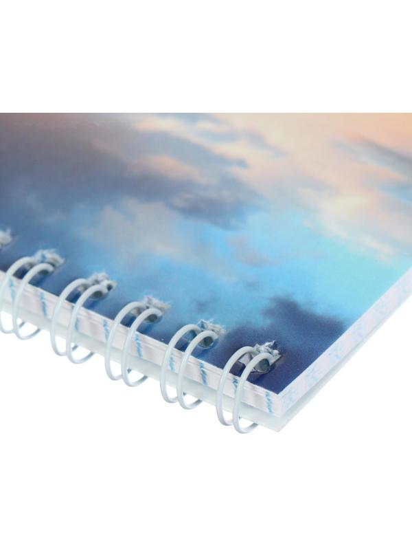 Блокнот А5, 40 листов на гребне 