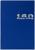 Книга учета А4, 160 листов в клетку, бумвинил, синяя