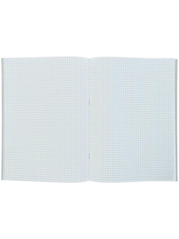 Книга учета А4, 96 листов в клетку, картонная обложка, синяя