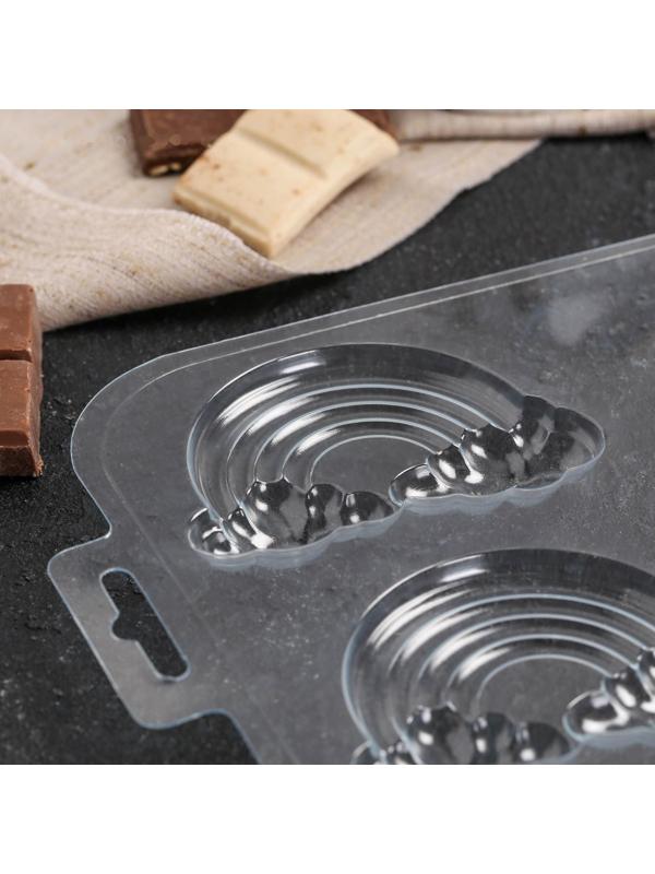 Форма для шоколада и конфет «4 Радуги», цвет прозрачный