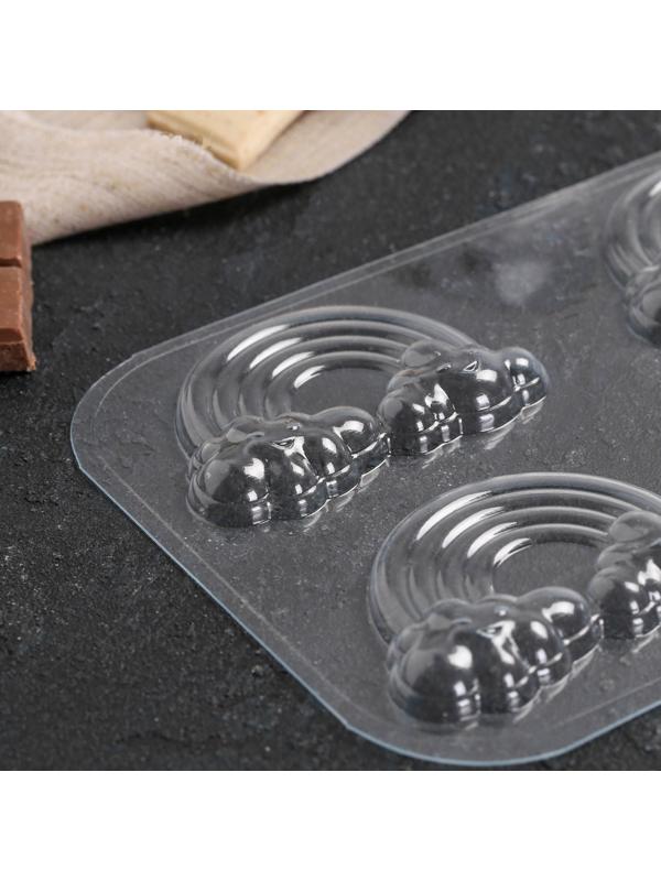 Форма для шоколада и конфет «4 Радуги», цвет прозрачный