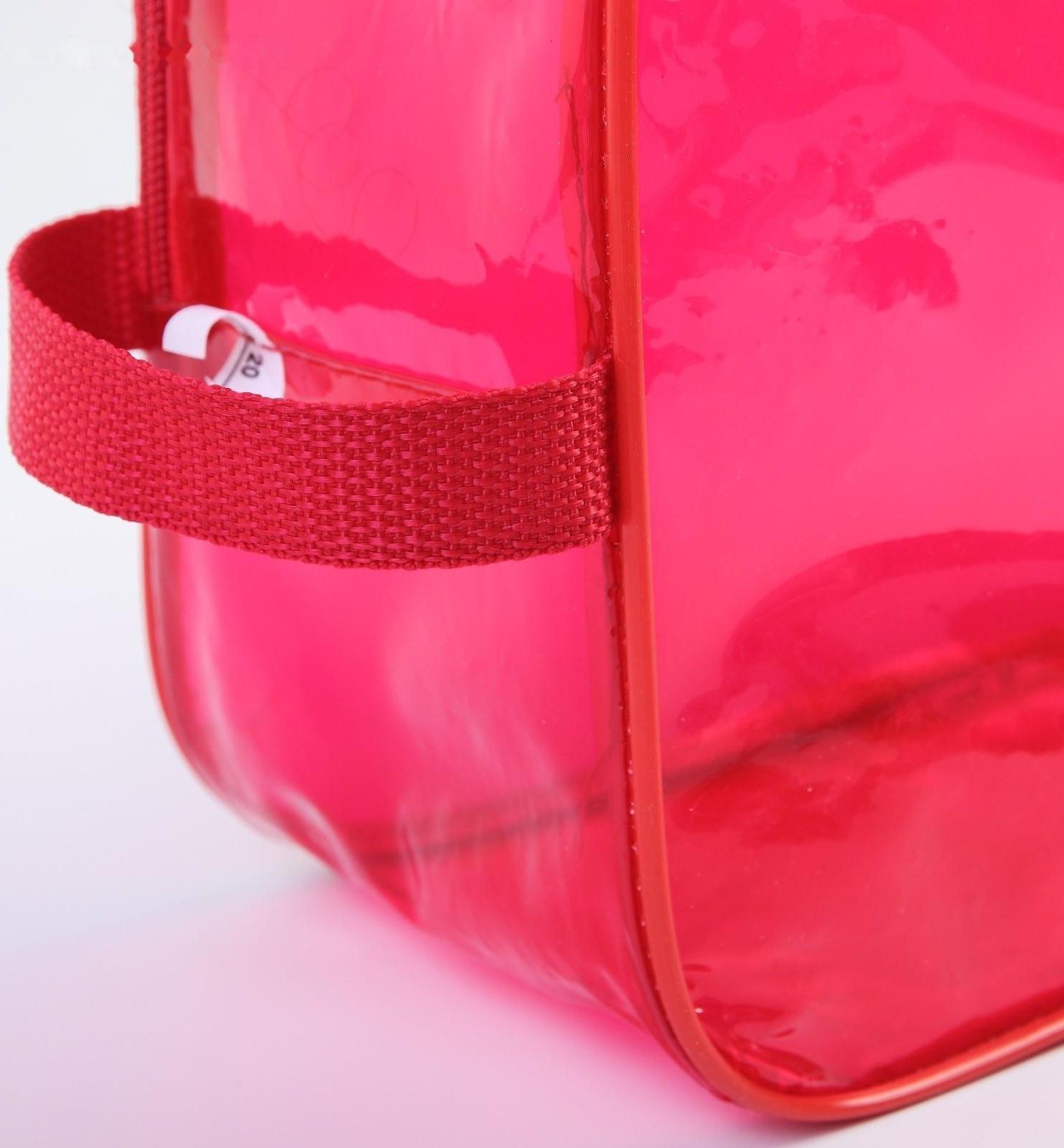 Набор сумок в роддом, 3 шт., цветной ПВХ, цвет красный