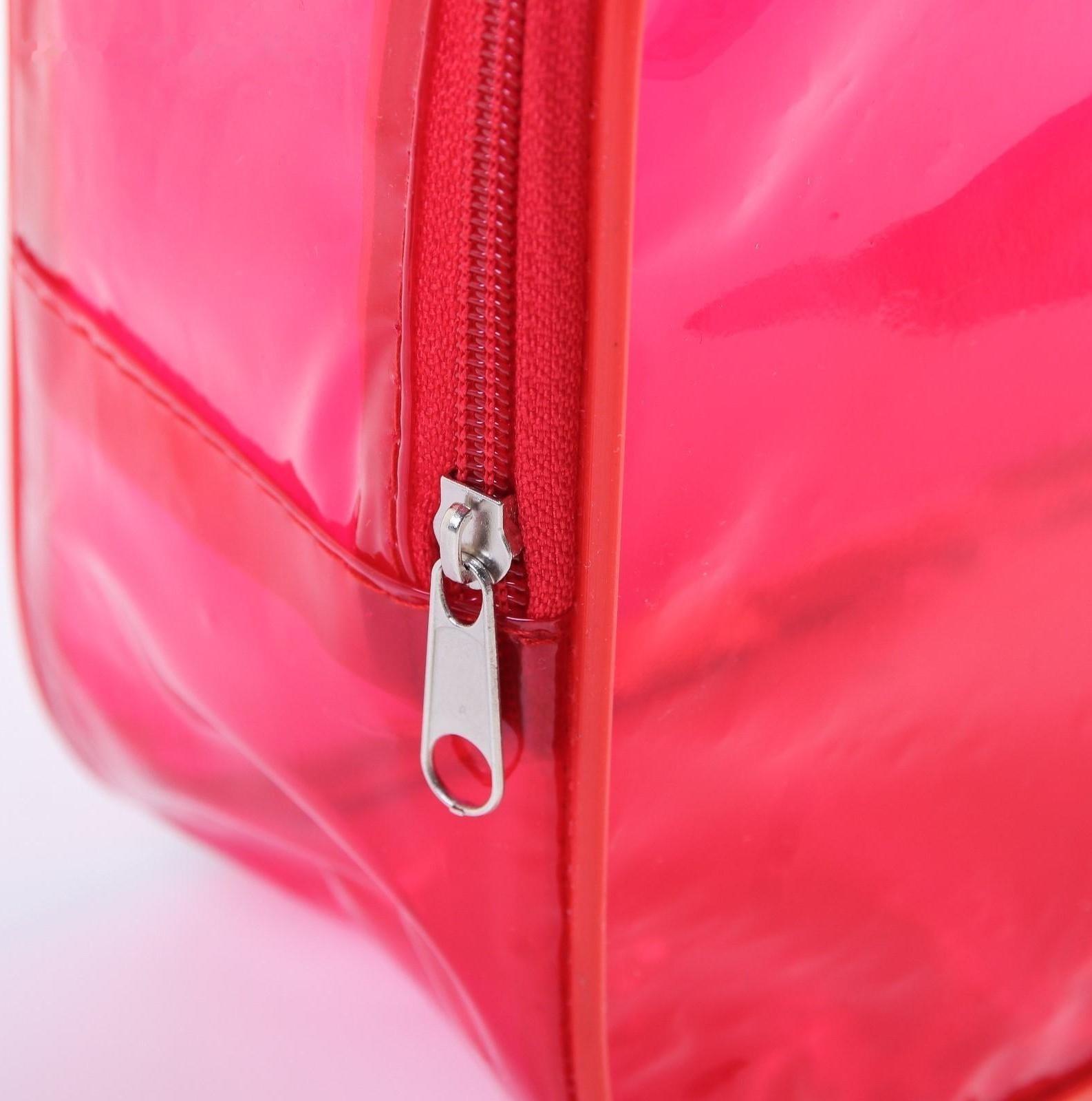 Набор сумок в роддом, 3 шт., цветной ПВХ, цвет красный