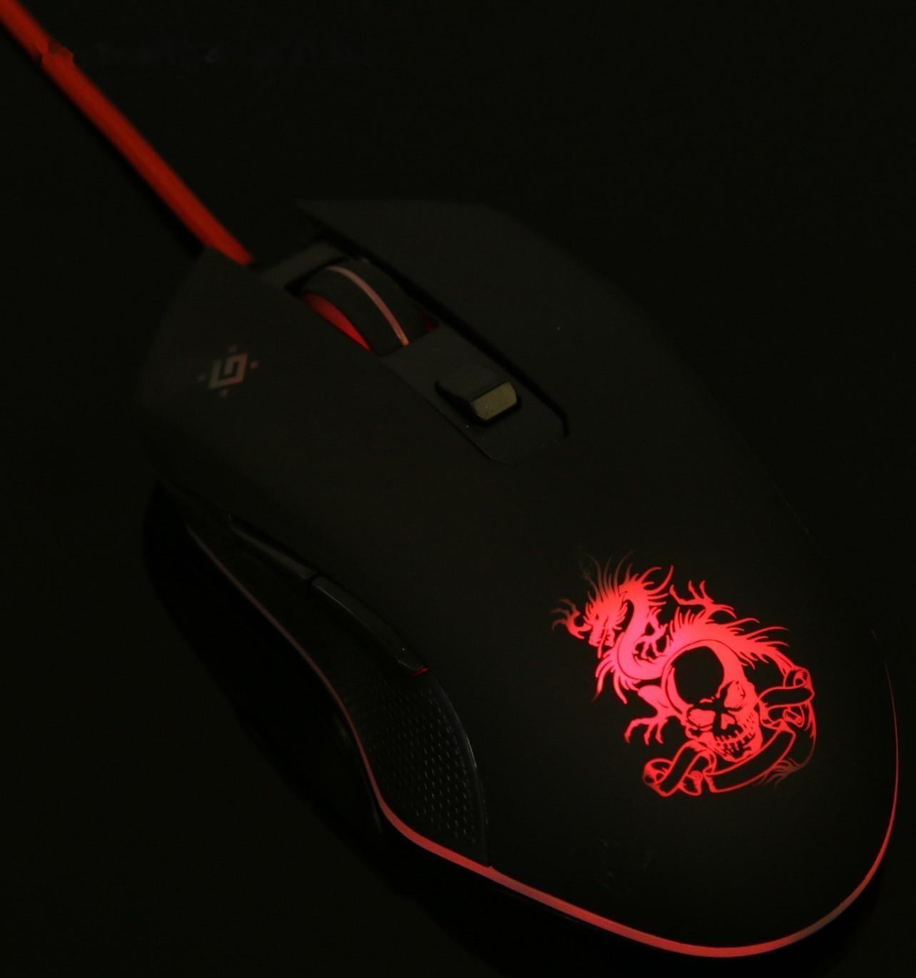 Игровой набор Defender Devourer MHP-006, мышь+гарнитура+ковер, проводной, 3200 dpi