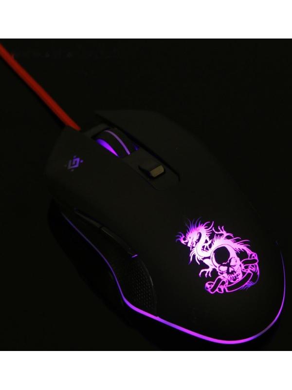 Игровой набор Defender Devourer MHP-006, мышь+гарнитура+ковер, проводной, 3200 dpi