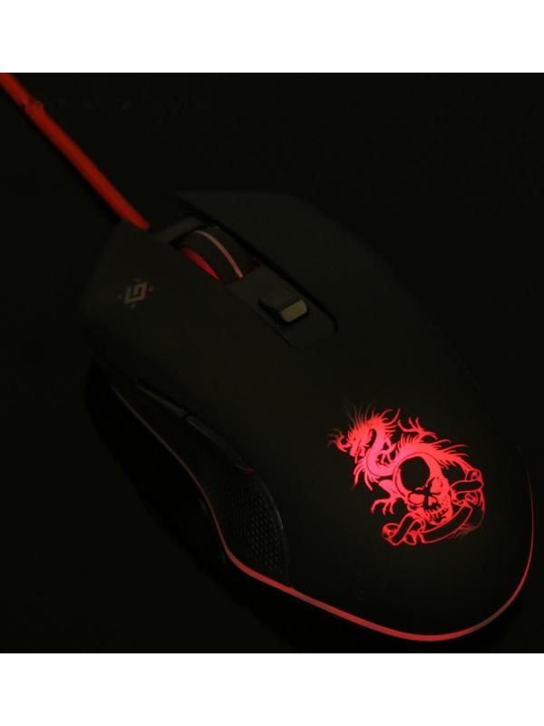 Игровой набор Defender Devourer MHP-006, мышь+гарнитура+ковер, проводной, 3200 dpi