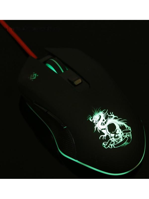 Игровой набор Defender Devourer MHP-006, мышь+гарнитура+ковер, проводной, 3200 dpi