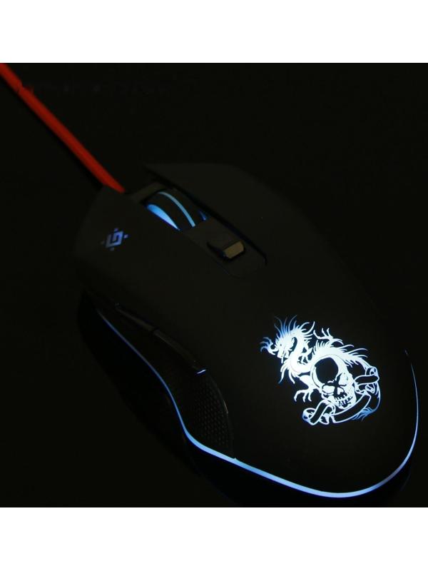 Игровой набор Defender Devourer MHP-006, мышь+гарнитура+ковер, проводной, 3200 dpi