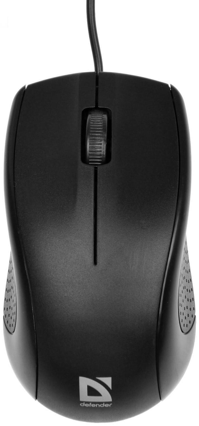 Комплект клавиатура и мышь Defender York C-777 RU, проводной, мембранный, 1000 dpi, чёрный