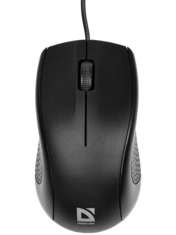 Комплект клавиатура и мышь Defender York C-777 RU, проводной, мембранный, 1000 dpi, чёрный