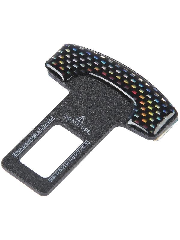 Заглушка ремня безопасности TORSO, металлическая, черный