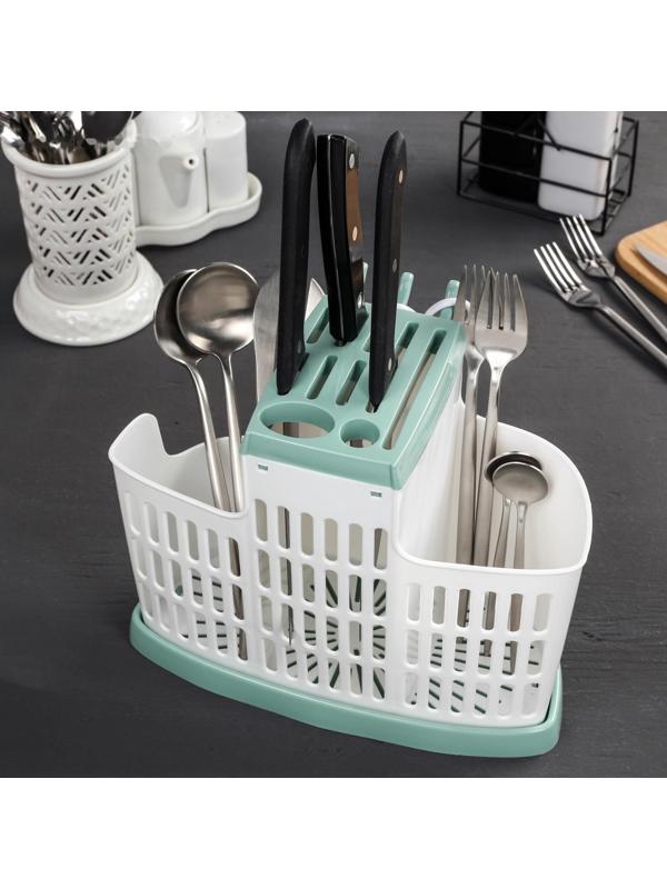 Органайзер для кухни, цвет фисташковый