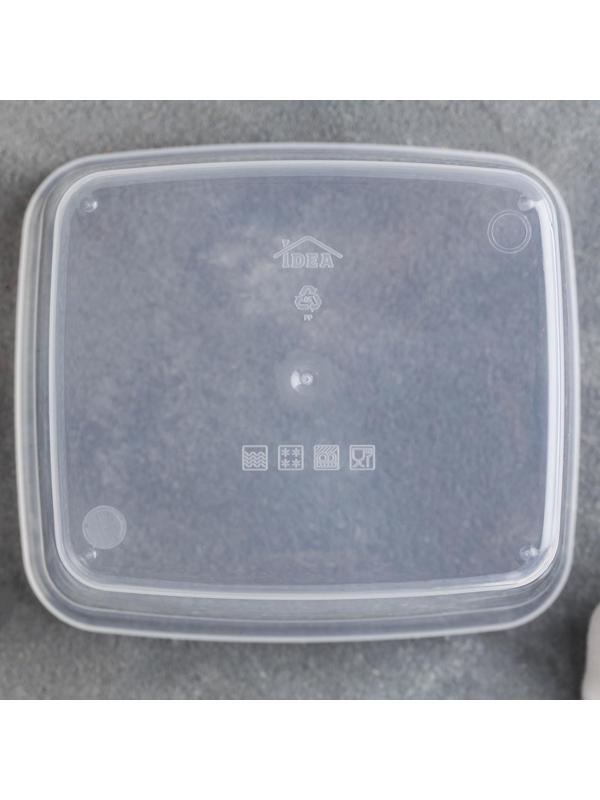 Ёмкость для сыпучих продуктов, квадратная, 1 л, цвет фисташковый