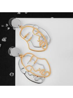 Серьги металл 