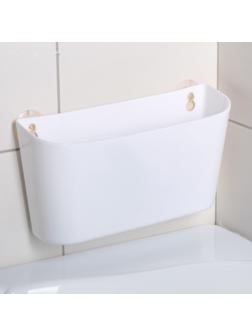 Полка навесная Krita, 28,5×10×23 см, цвет снежно-белый