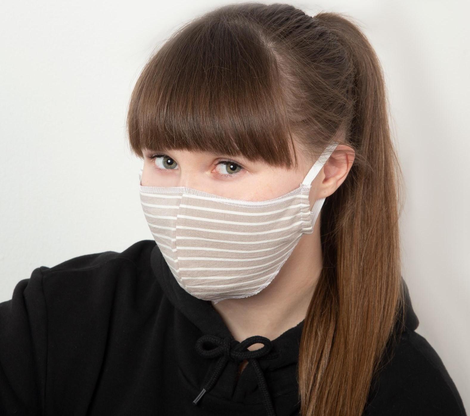 Маска однослойная хлопковая, цвет МИКС