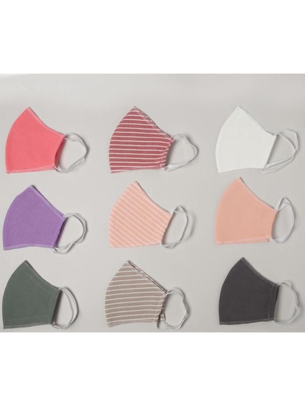 Маска однослойная хлопковая, цвет МИКС