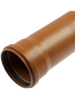 Труба канализационная FLEXTRON, наружная, d=110 мм, толщина 3.2 мм, 2000 мм