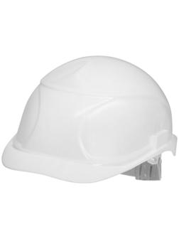 Каска защитная ТУНДРА, для строительно-монтажных работ, с текстильным оголовьем, белая