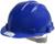 Каска защитная ТУНДРА, для строительно-монтажных работ, с пластиковым оголовьем, синяя