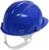 Каска защитная ТУНДРА, для строительно-монтажных работ, с пластиковым оголовьем, синяя