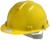 Каска защитная ТУНДРА, для строительно-монтажных работ, с пластиковым оголовьем, желтая