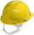 Каска защитная ТУНДРА, для строительно-монтажных работ, с пластиковым оголовьем, желтая