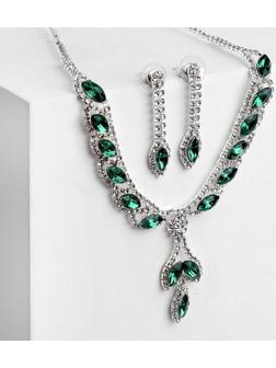 Набор 2 предмета: серьги, колье 