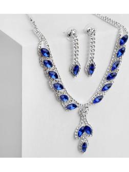 Набор 2 предмета: серьги, колье 