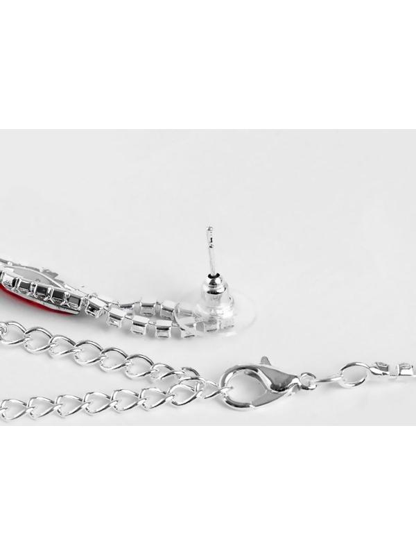 Набор 2 предмета: серьги, колье 