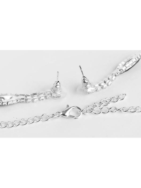 Набор 2 предмета: серьги, колье 