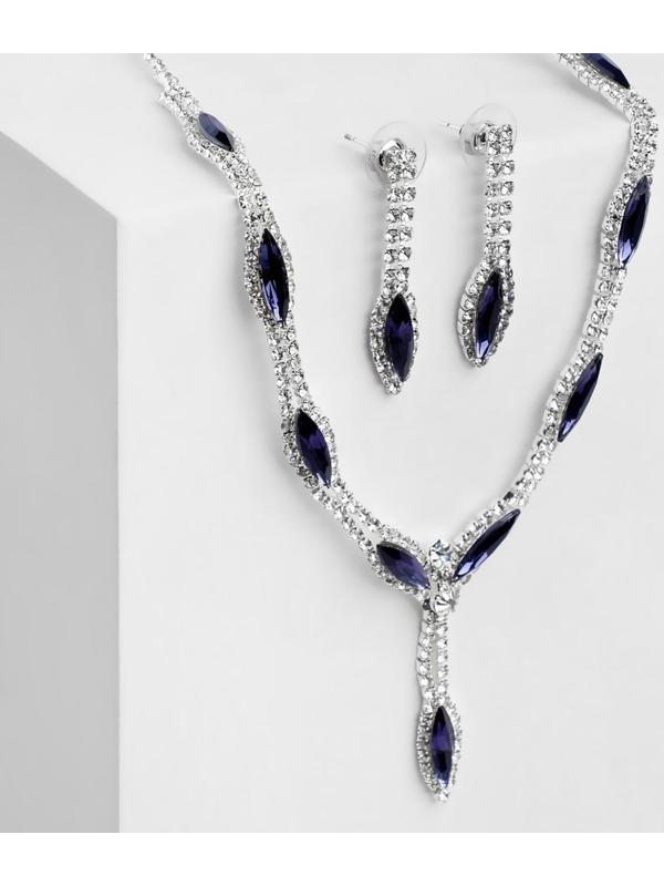 Набор 2 предмета: серьги, колье 