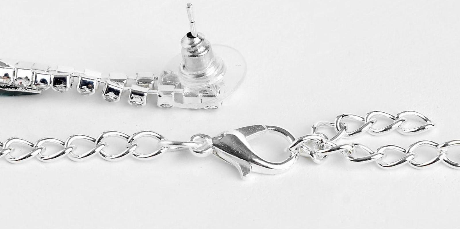 Набор 2 предмета: серьги, колье 