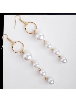 Серьги с жемчугом 