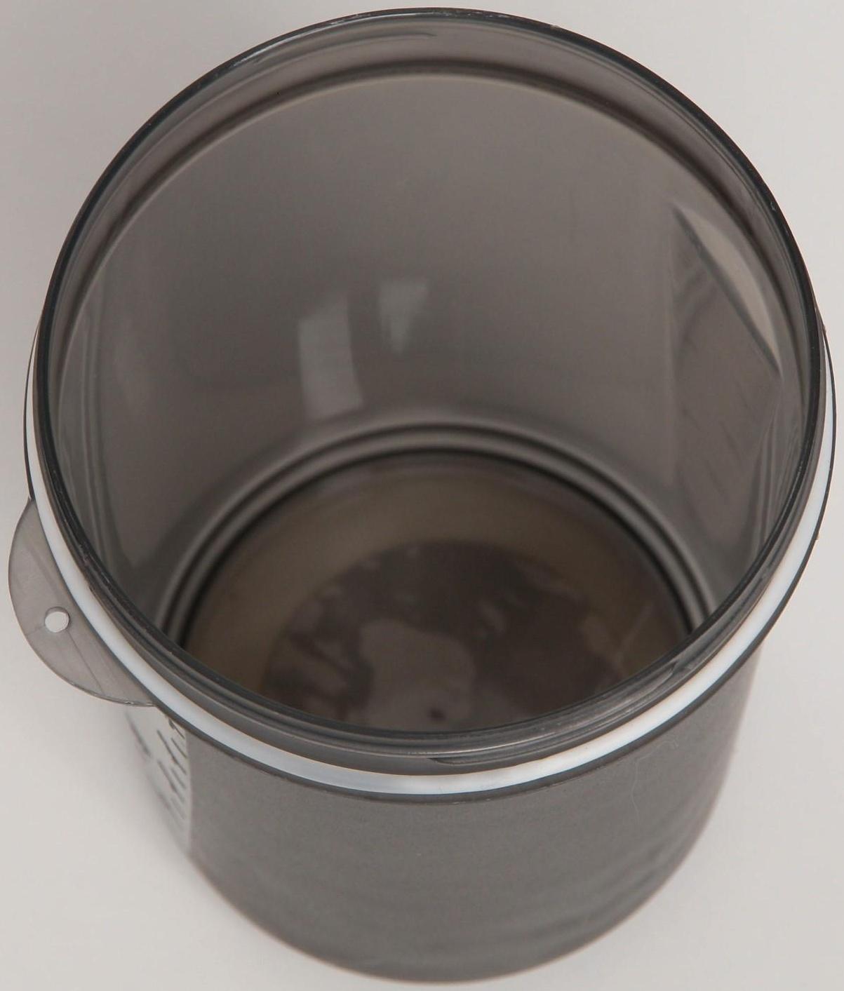 Шейкер спортивный с чашей под протеин, чёрный, 500 мл