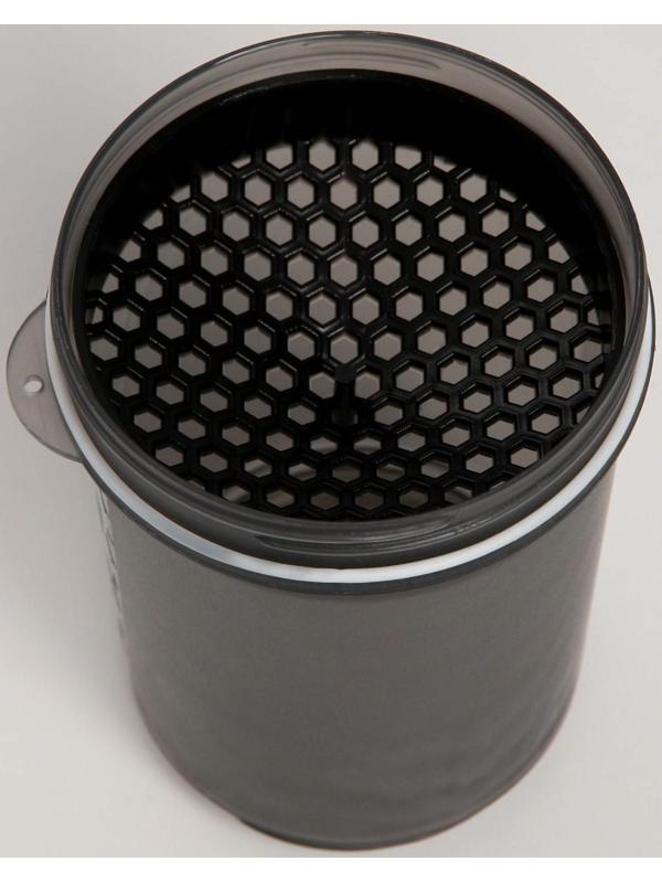 Шейкер спортивный с чашей под протеин, чёрный, 500 мл