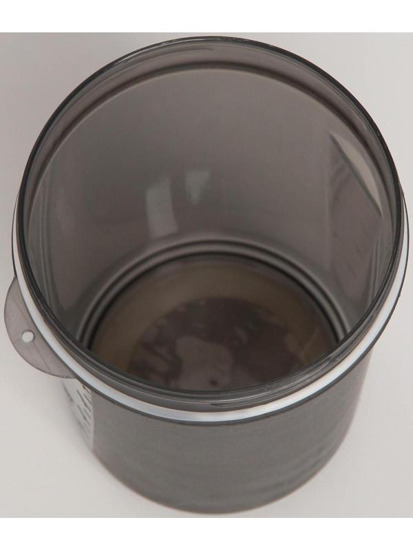 Шейкер спортивный с чашей под протеин, чёрный, 500 мл