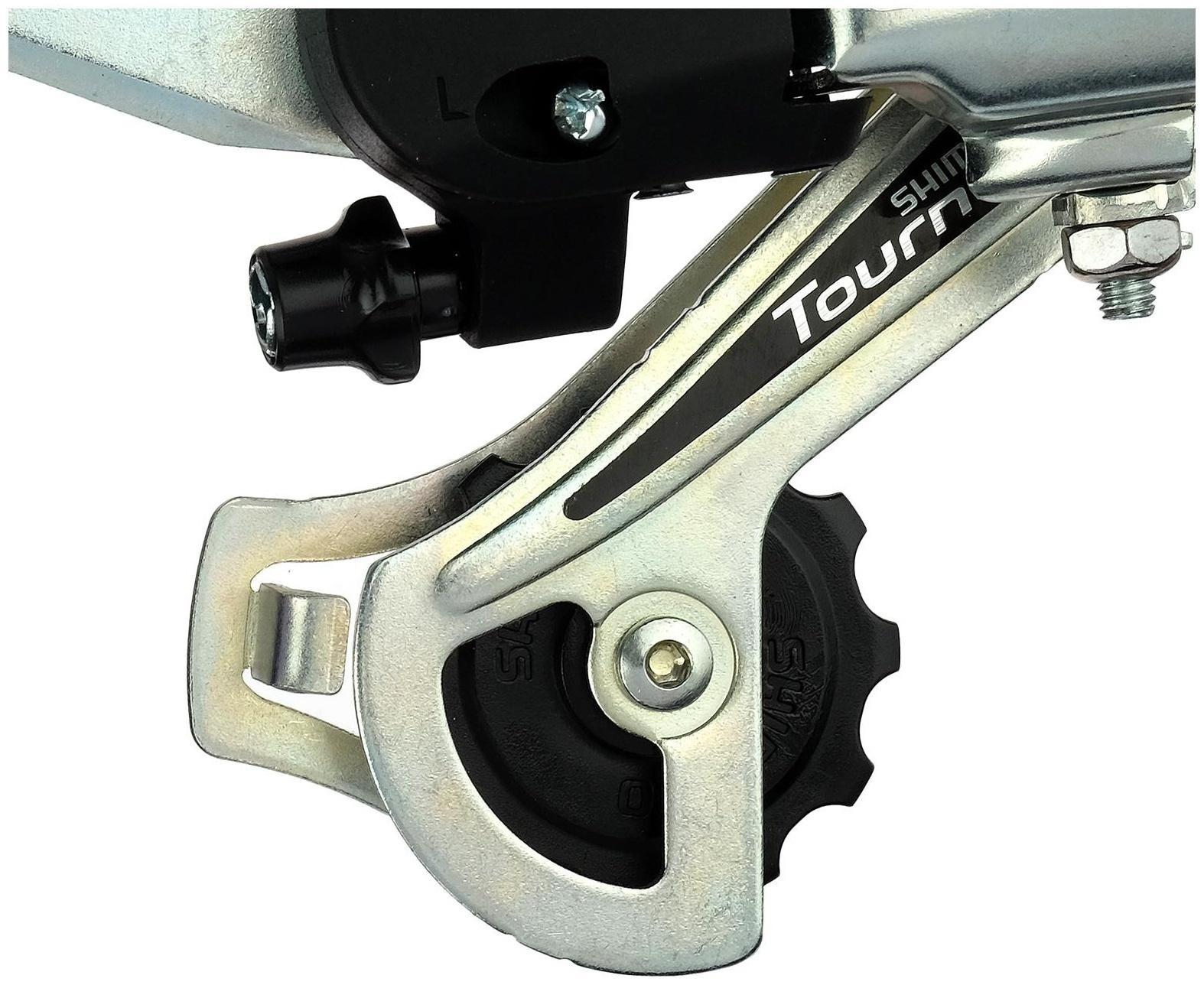 Переключатель задний Tourney RD-TY21-B GS 6 скоростей под гайку