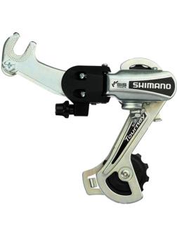 Переключатель задний Tourney RD-TY21-B GS 6 скоростей под гайку