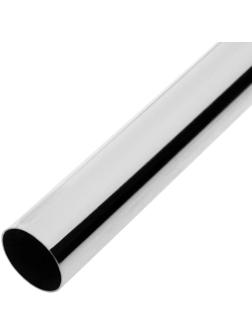 Труба ТУНДРА d=25 мм, 0.7 мм, L=3000 мм, цвет хром